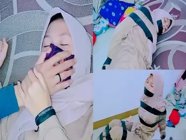 Bokep Jilbab Ukhty Lakban BDSM Fetish Viral poster